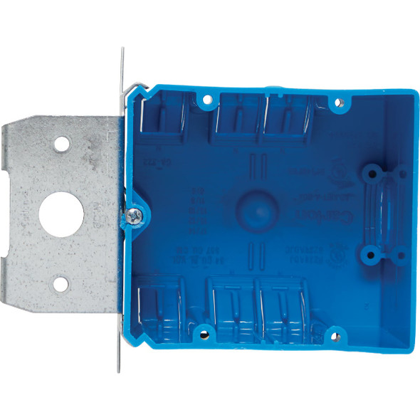 Carlon 2-Gang PVC Molded Old Work Dual Voltage Wall Box, 18 Cu. In. E-18-4-DVR 547909
