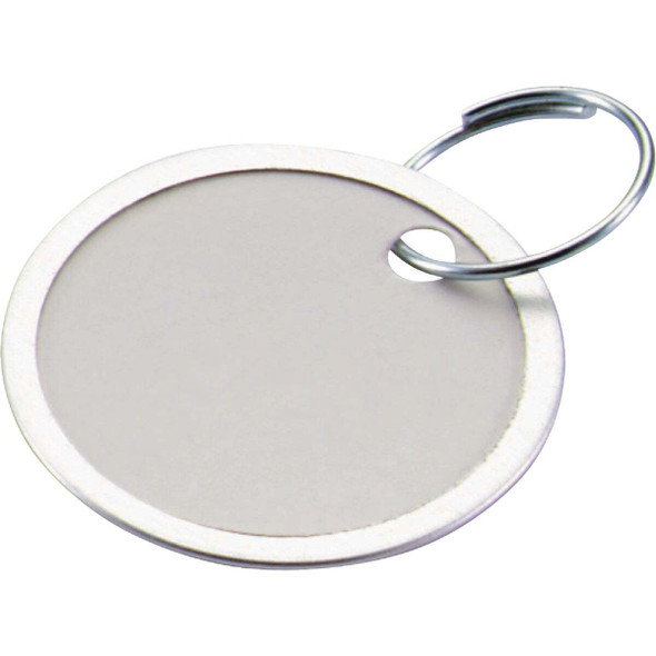 Lucky Line 1-1/4 In. Metal-Rimmed Paper Key Tag with Ring, (50-Pack) 28200