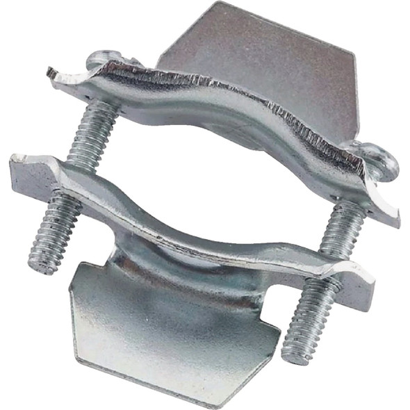 Halex 1/2 In. Galvanized Steel 2-Piece Clamp Connector (5-Pack) 26510