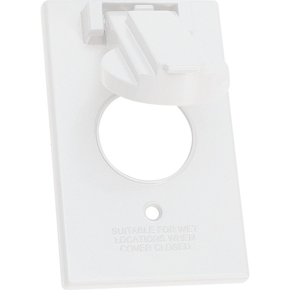 Southwire 1.406" 1g Whtverwp Cover WCV11W-UPC
