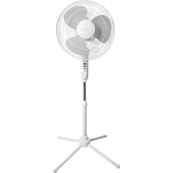 Denali Aire 16 In. 3-Speed White Oscillating Pedestal Fan 1DAFP16E