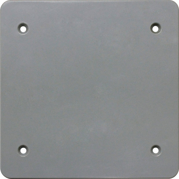 Southwire Double Gang Gray Non-Metallic Weatherproof Blank Cover PBC2-UPC