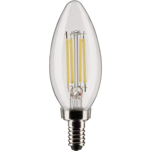 Satco 2pk 5.5w Led Cand Bulb S21827
