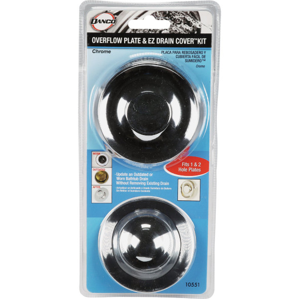 Danco Universal Chrome Tub Drain Trim Kit