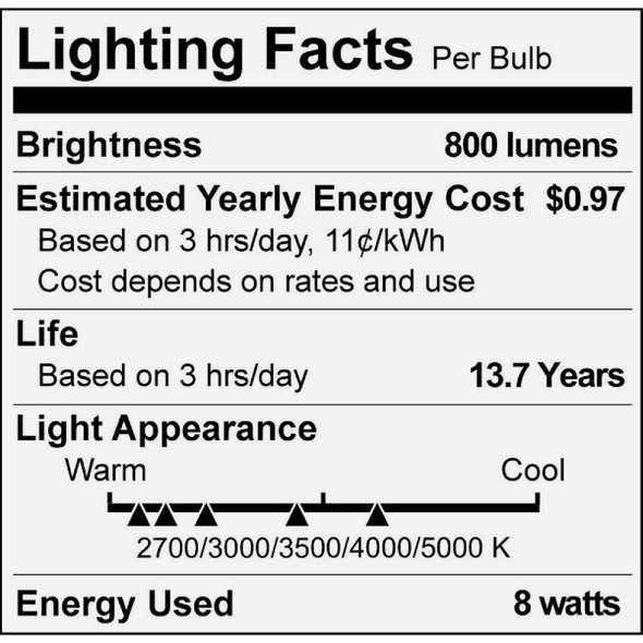 Philips 60W Equivalent 5 CCT A19 Medium Dimmable LED Light Bulb (4-Pack) 586875 503535