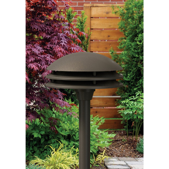 Nebo LED Espresso All-Weather Metal 75 Lm. Pagoda Style Landscape Path Light