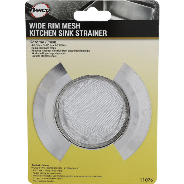 Danco Wide Rim Basket Kitchen Sink Strainer
