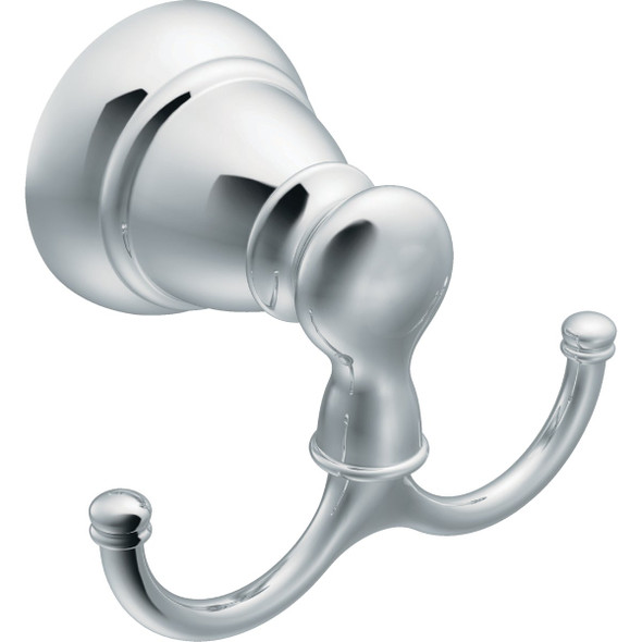 Moen Banbury Double Robe Hook, Chrome Y2603CH