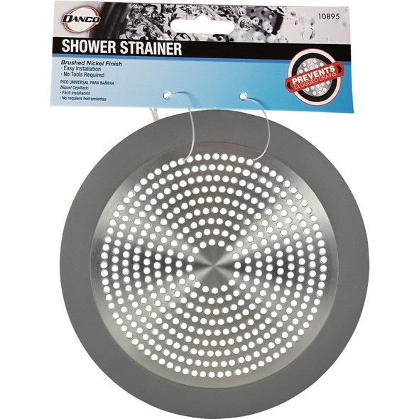 Danco Brushed Nickel 5-3-4 In. Shower Strainer 9D00010895 454495