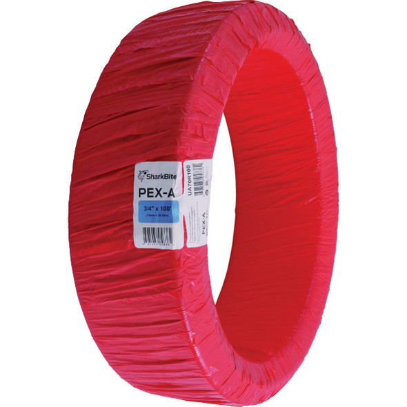 SharkBite 3/4 In. x 100 Ft. Red PEX-A Pipe Coil SharkBite 3/4 In. x 100 Ft. Red PEX-A Pipe Coil