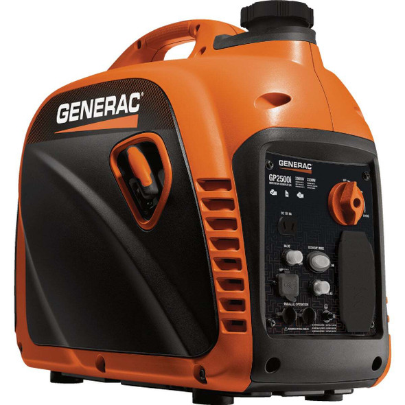 Generac GP2500i 2500W Gasoline Powered Manual Start Inverter Generator 8251