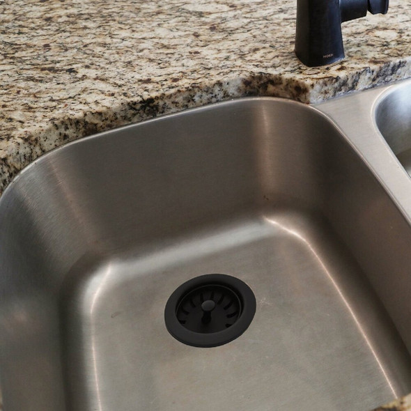 Danco Matte Black 3-1-2 In. Basket Strainer Assembly 9D00011090 435673