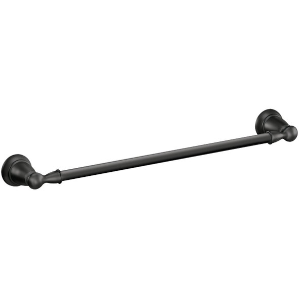 Moen Banbury 18 In. Towel Bar, Matte Black Y2618BL Moen Banbury 18 In. Towel Bar, Matte Black Y2618BL