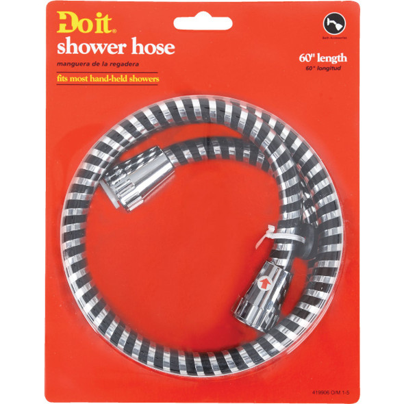 Do it Chrome 60 In. Vinyl Shower Hose Do it Chrome 60 In. Vinyl Shower Hose