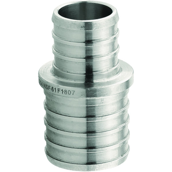Plumbeeze 1 In. x 3/4 In. Stainless Steel PEX-B Coupling PE-PS-C1007