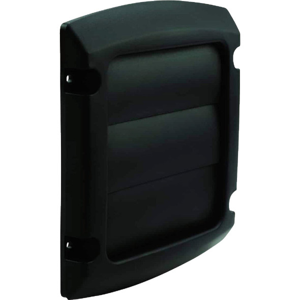 Dundas Jafine ProVent 4 In. Black Louvered Exhaust Replacement Vent Cap