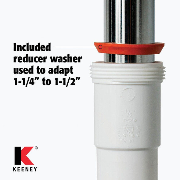 Plumb Pak 1-1-2 In. or 1-1-4 In. White Plastic J-Bend 10501WK 444650