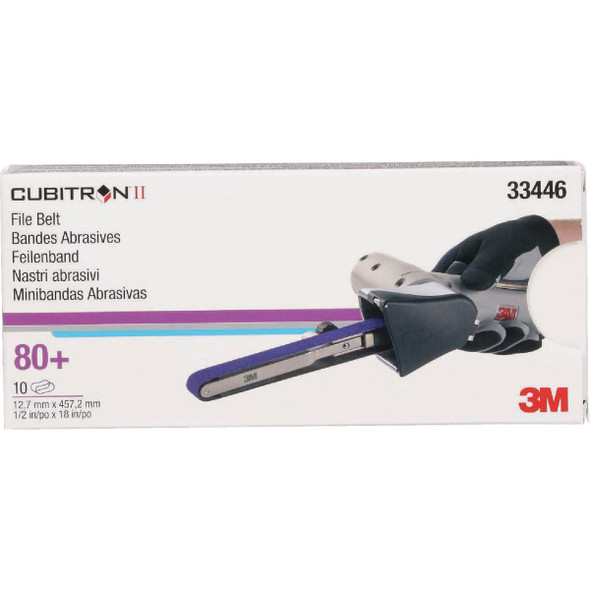 3M Cubitron II 1/2 In. x 18 In. 60 Grit Band File Belt