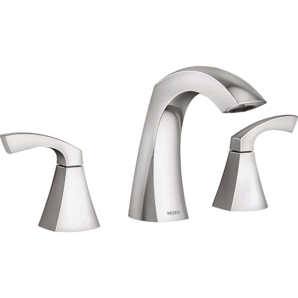 Moen Lindor 2-Handle Lever Widespread Bathroom Faucet, Chrome 84504