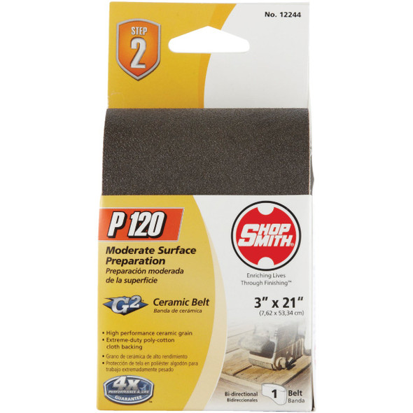 Gator Blade Platinum 3 In. x 21 In. Fine Heavy Duty Sanding Belt 7094