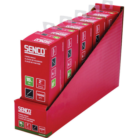 Senco 2 In. 15-Gauge Galvanized 34 Degree Angled Finish Nail (1000 Ct.) DA21EABR 374365