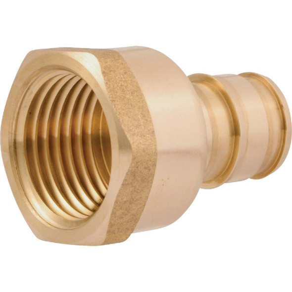 SharkBite 1/2 In. PEX-A x 1/2 In. FNPT Brass Adapter UAB072LFA