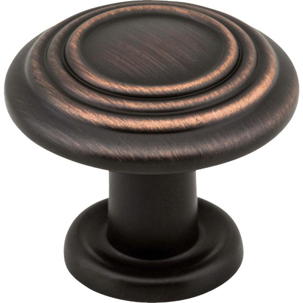 Elements Vienna 1-1/4 In. Brushed Oil Rubbed Bronze Diameter Mushroom Knob