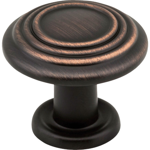 Elements Vienna 1-1/4 In. Brushed Oil Rubbed Bronze Diameter Mushroom Knob