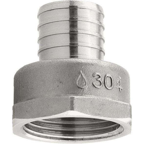 Plumbeez 1 In. x 1 In. FPT Stainless Steel PEX Adapter PE-PS-FA10