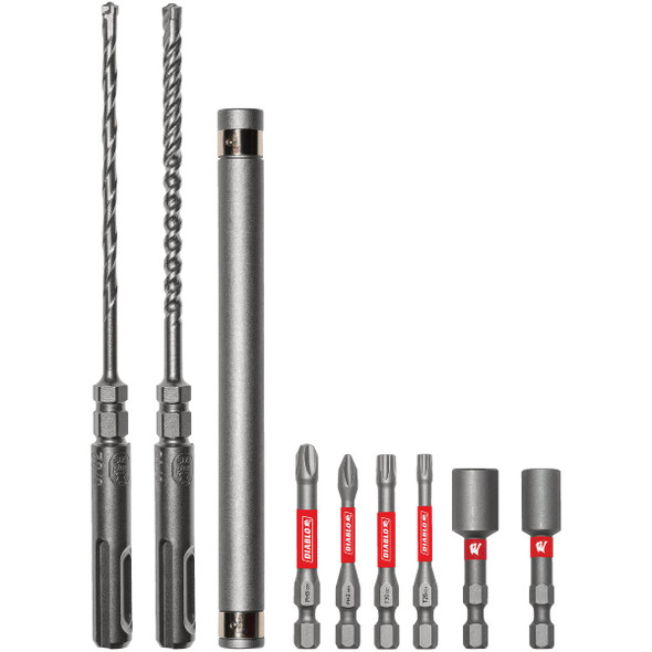Diablo Concrete Anchor Drive Installation Set (9-Piece) DMAPL9910-S9
