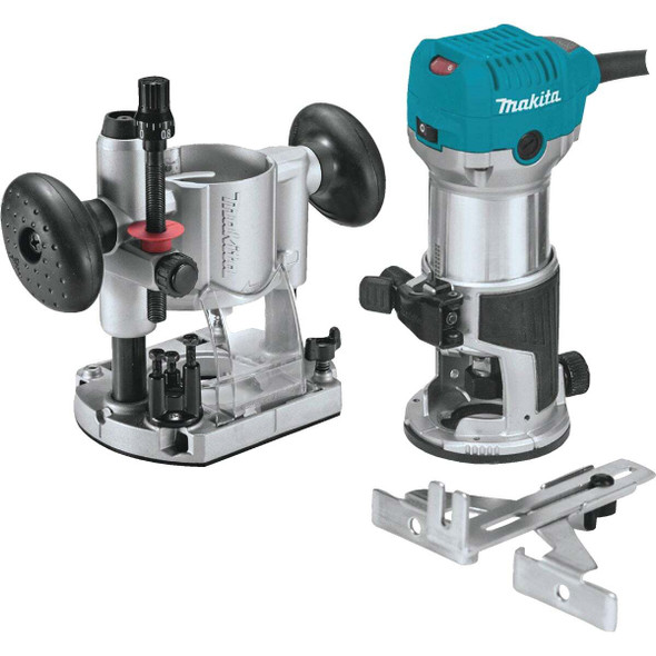 Makita 6.5-Amp 1.25 HP Variable Speed Compact Router Kit RT0701CX7