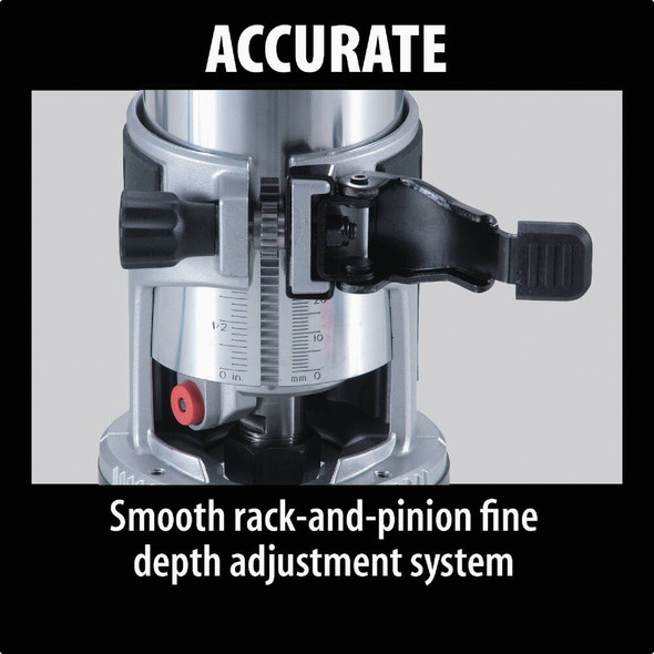 Makita 6.5-Amp 1.25 HP Variable Speed Compact Router Kit RT0701CX7 399044