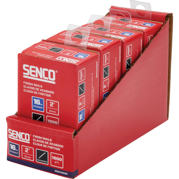 Senco 2 In. 16-Gauge Galvanized Straight Finish Nail (1000 Ct.) M001005R 399600