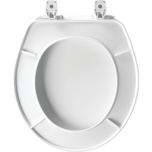 Bemis Mayfair Round White Plastic Toilet Seat