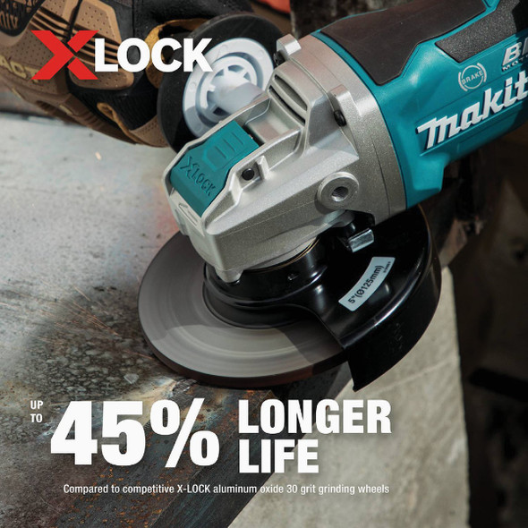 Makita X-LOCK Type 27 5 In. x 1/4 In. x 7/8 In. Metal Grinding Cut-Off Wheel