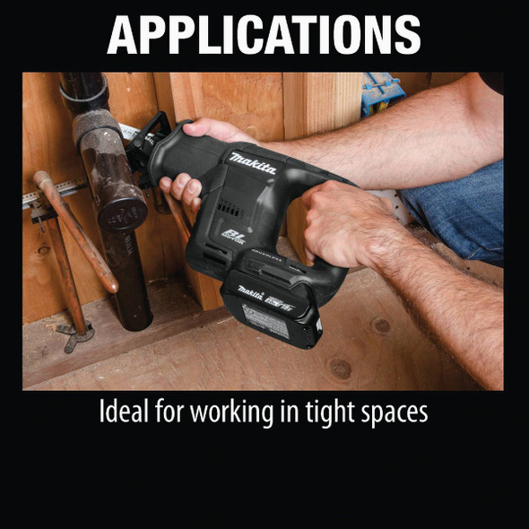 Makita 18V LXT Lithium-Ion Brushless Sub-Compact Cordless Reciprocating Saw Kit XRJ07R1B 369703