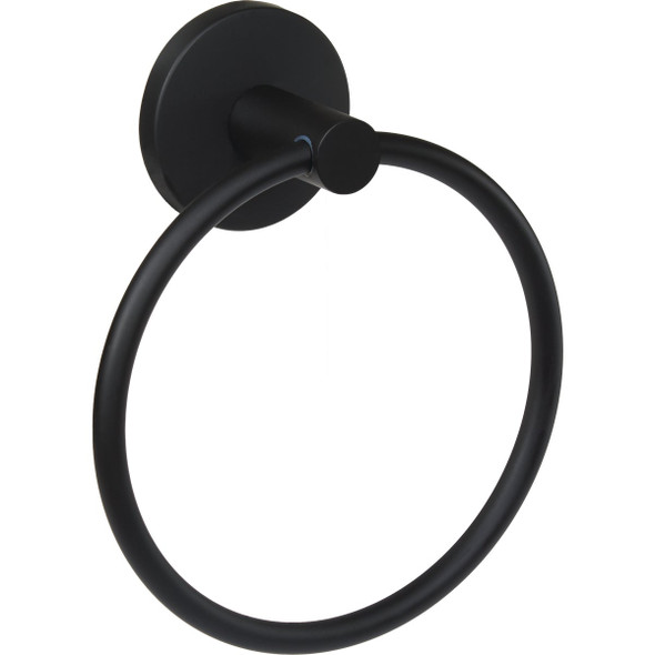 Home Impressions Triton Matte Black Towel Ring 202016