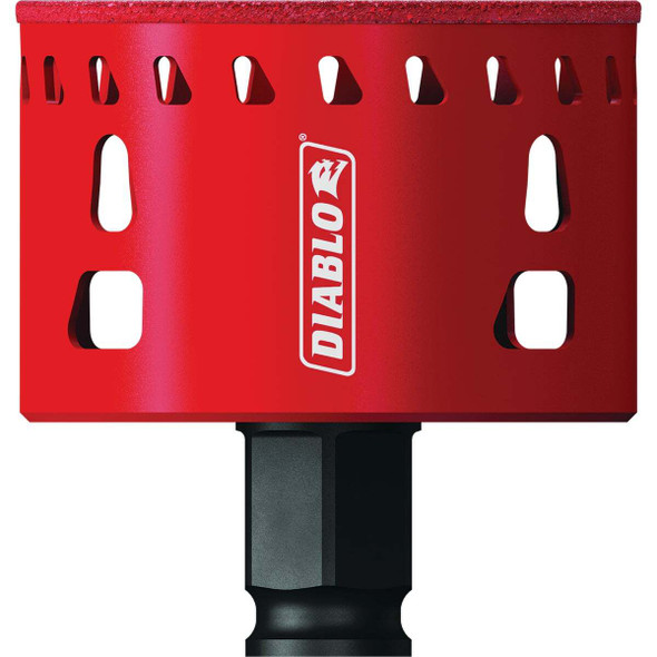 Diablo 2-1/2 in. Diamond Grit Hole Saw DHS2500DG