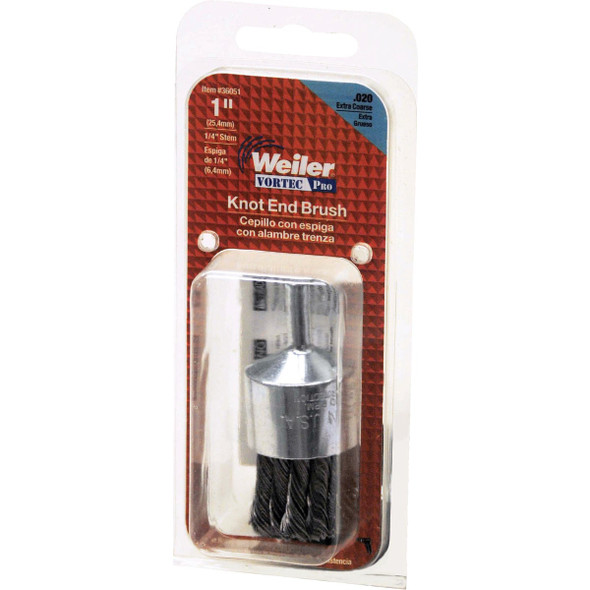 Weiler Vortec 1 In. Professional Shank-Mounted Drill-Mounted Wire Brush 36051 367745