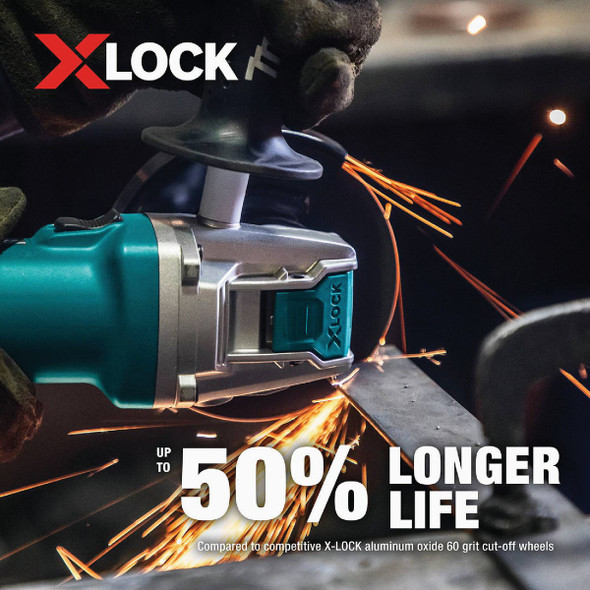 Makita X-LOCK Type 1 5 In. x 0.045 In. x 7-8 In. Metal Thin Cut-Off Wheel E-00474 354873