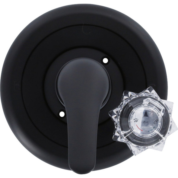 Danco Delta Lever and Knob Tub & Shower Trim Kit, Matte Black 9D00011084
