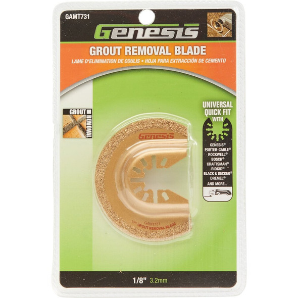 Genesis 2-1-2 In. Stainless Steel Grout Oscillating Blade GAMT731 395605