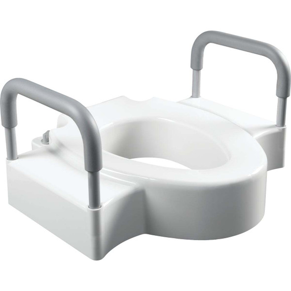 Bemis Independence 4.5 In. Raised Toilet Seat with Dual Lock & Support Arms