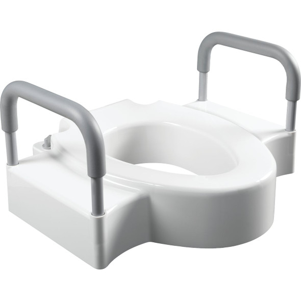 Bemis Independence 4.5 In. Raised Toilet Seat with Dual Lock & Support Arms