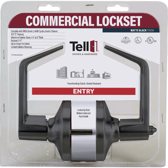 Tell Commercial Cortland Entry Door Handleset