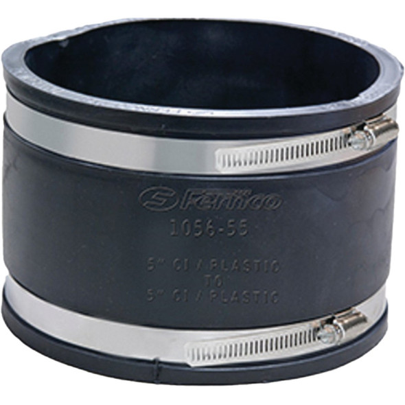 Fernco 5 In. x 5 In. Flexible PVC Coupling P1056-55