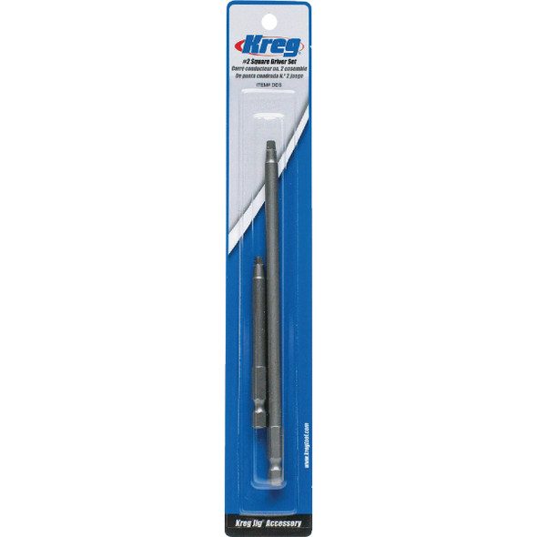 Kreg 3 In. & 6 In. #2 Square Driver Combo (2-Piece) DDS 320637