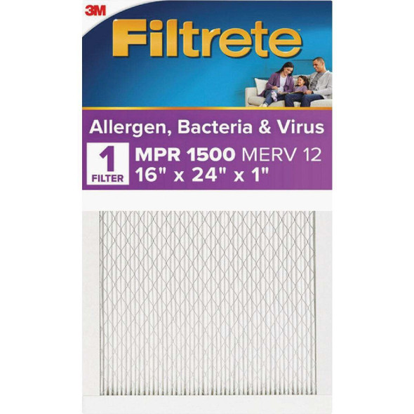 Filtrete High Performance Air Filter 1500 MPR, 16 In.  x 24 In. x 1 In. 2025DC-4