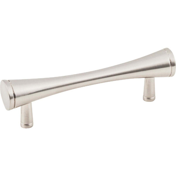 KasaWare 4 In. Overall Length Satin Nickel Fluted Bar Pull (8-Pack) K5123SN-8