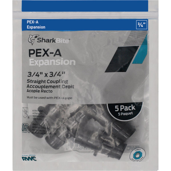 SharkBite 3/4 In. Poly PEX-A Coupling (5-Pack)